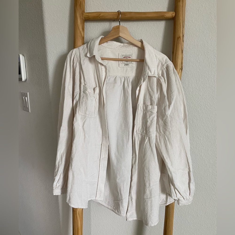 American Eagle Corduroy Button Down - image 1